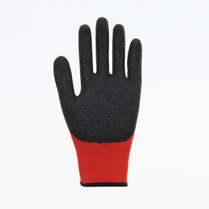 Polyester Shell Latex Palm Coated Work Gloves