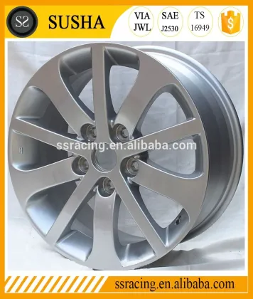 16x7.0 jwl via aluminumsilver wheels for Maza 6