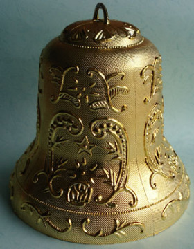 plastic decorated bell