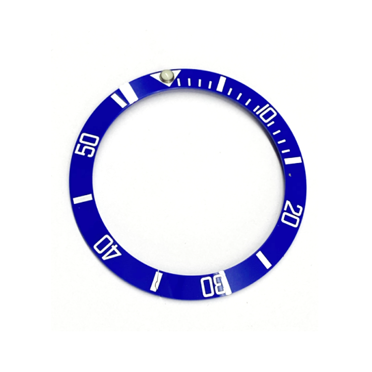 Sostituzione della cornice in alluminio blu per orologio