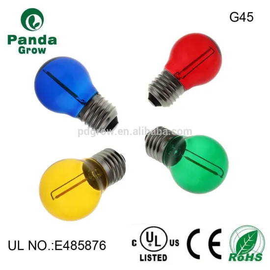 red G45 led lamp christmas decoration bulb small led E14 E27