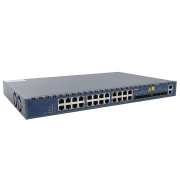 Cost-effective 28 Port Gigabit Ethernet Switch with 4 10G SFP+