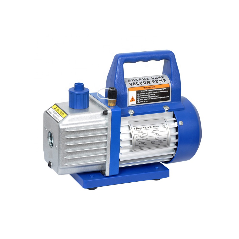 VP125 ขั้นตอนเดี่ยวหมุน Vane Vacuum Pump มูลค่าปั๊มสูญญากาศราคาปั๊ม VP125