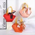 Wedding Gifts Handbags with Handle and Scarf Decoration