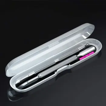 Stainless Steel Cuticle Pusher & Nail Polish Pedicure Tool Set