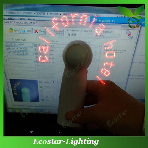 Software Programmable Message Fan LED Message Fan