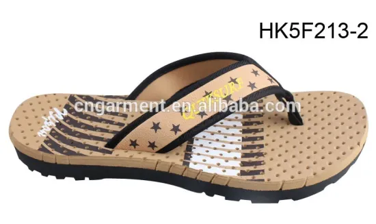 2016 summer man nylon strap flip flop