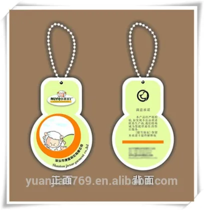 Hand made canvas hang tag for clothing