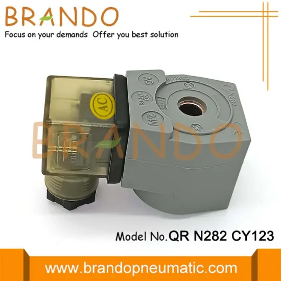 QR CY123 N282 Pulse Jet Valve Solenoid Coil 24VAC