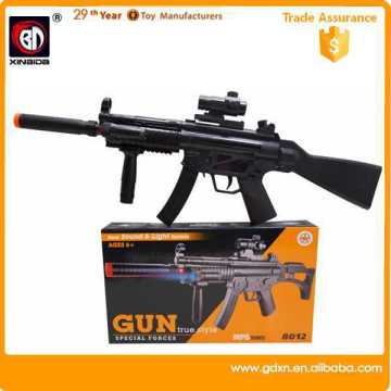 Good funny plastic electric gun/cheap shooting kids gun
