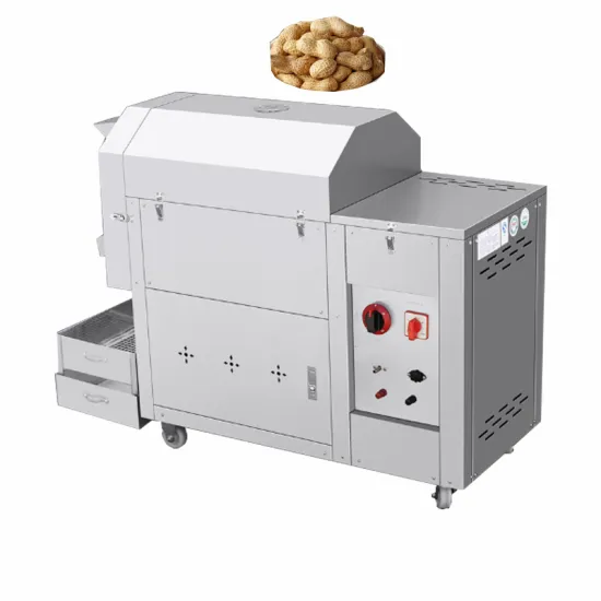 Gas Heating Roasted Peanuts and Coffee Bean Roasting Frying Equipment