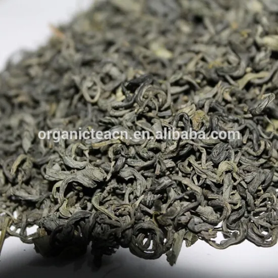 Oganic Chaoqing green tea Chunmee Direct Manufacturer CERES BRC control EU Standard Pan-fired