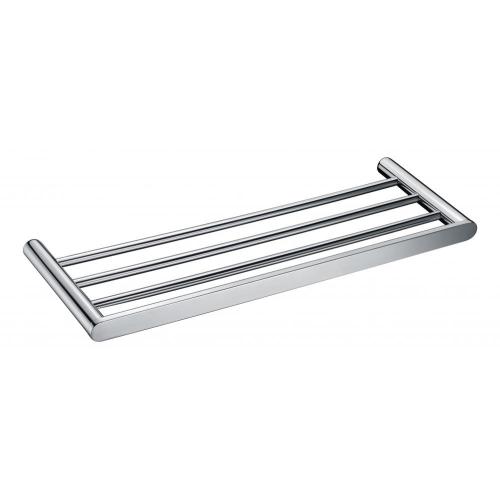 Stainless Steel Towel Rack Double Towel Bar Wall Mount Shelf Supplier