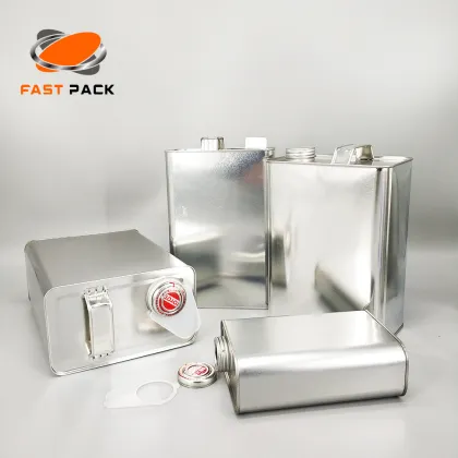 Custom engine oil/lubricants packaging tin can