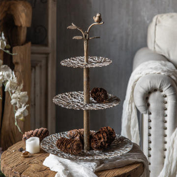 Farm per la fattoria di campagna vintage Rustic Metal a 3 livelli