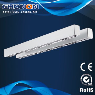Suspended 28W LED office light with LED tube