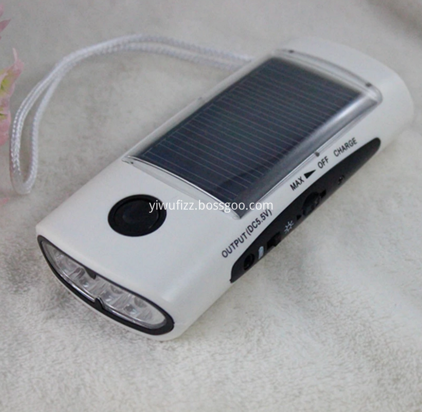 Solar energy charging small speaker flashlight