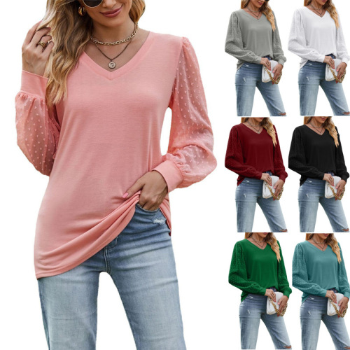 Long Sleeve Blouse For Women Lady Casual
