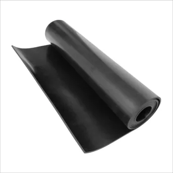 High temperature and high pressure insulation pure neoprene rubber plate shock absorber rubber pad
