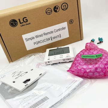 LG สีขาวตัวควบคุมอุณหภูมิในร่มสำหรับเครื่องปรับอากาศกลาง PQRCUC3W - ตัวควบคุมระยะไกลแบบใช้สายแบบง่ายๆลดราคา