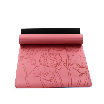 Factory Price Private Label Eco Friendly PU / Suede Natural Rubber Yoga Mat