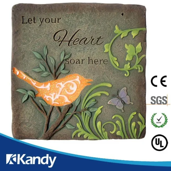 with patent Custom wholesale 2014 new Resin Garden Stepping Stones