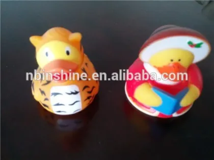Cute vinyl duck , vinyl toy , PVC bath animal , baby bath toy