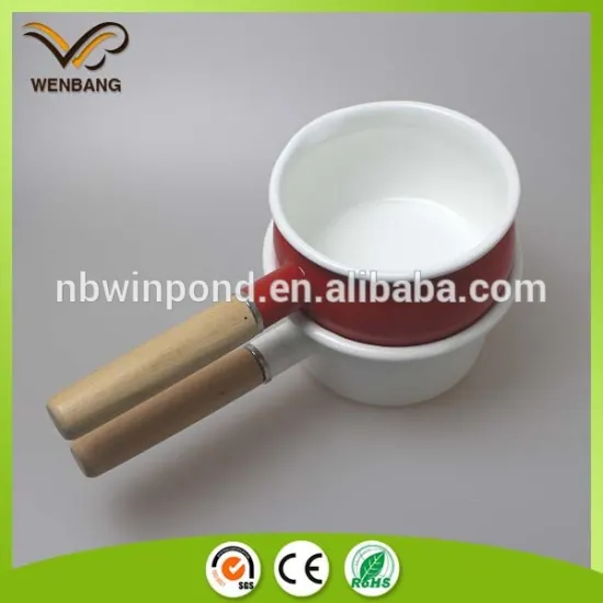 high quality enamel baking pan, new design eco-friendly red enamel cooking pan