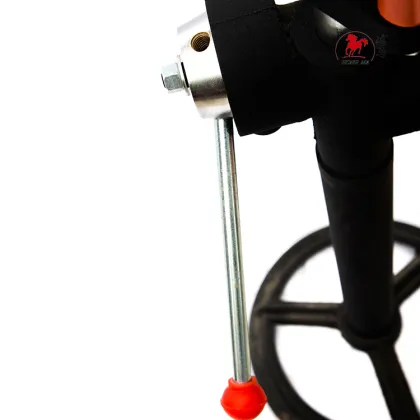 Mechanical strut shock absorber spring removal compressor