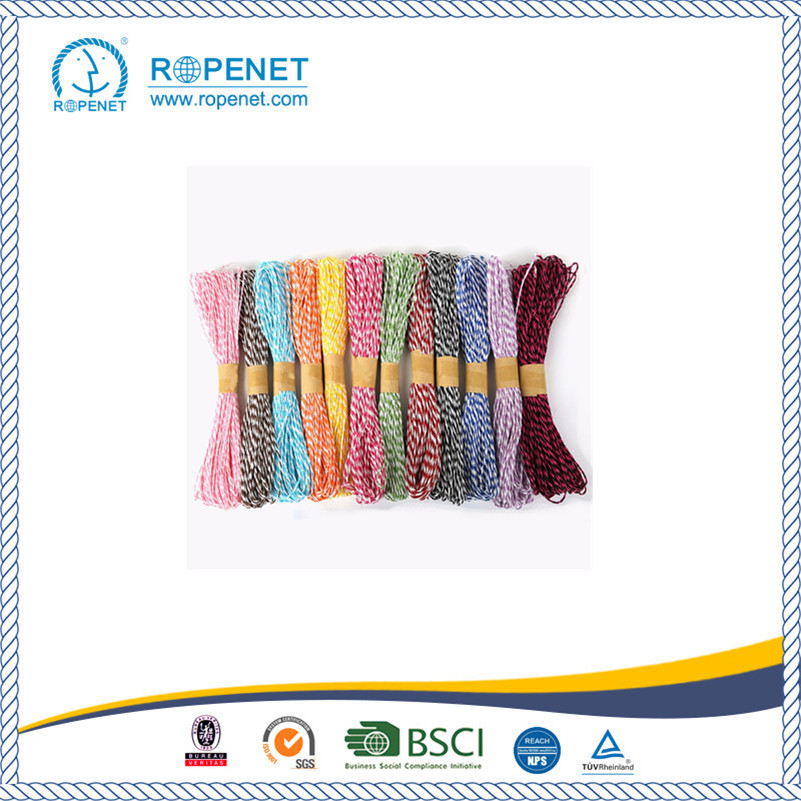 Colorful Twisted Cord Paper Twine with Competitive Price