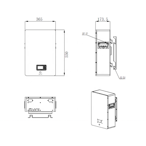 Батареяи Hastepo Bownepo4 Bowersion 48V 100AH