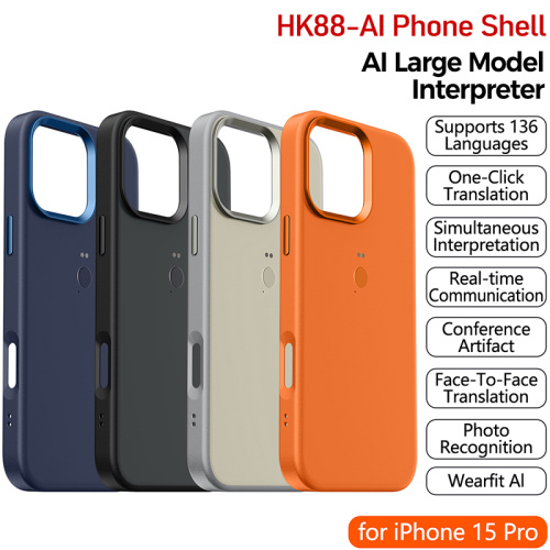 Custodia per telefono traduttore AI per iPhone 15pro