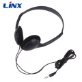 Disposable airline overhead headsets headphone for prmotion