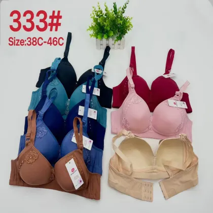 Assorted Color Wireless Plus Size Bra 38-46C