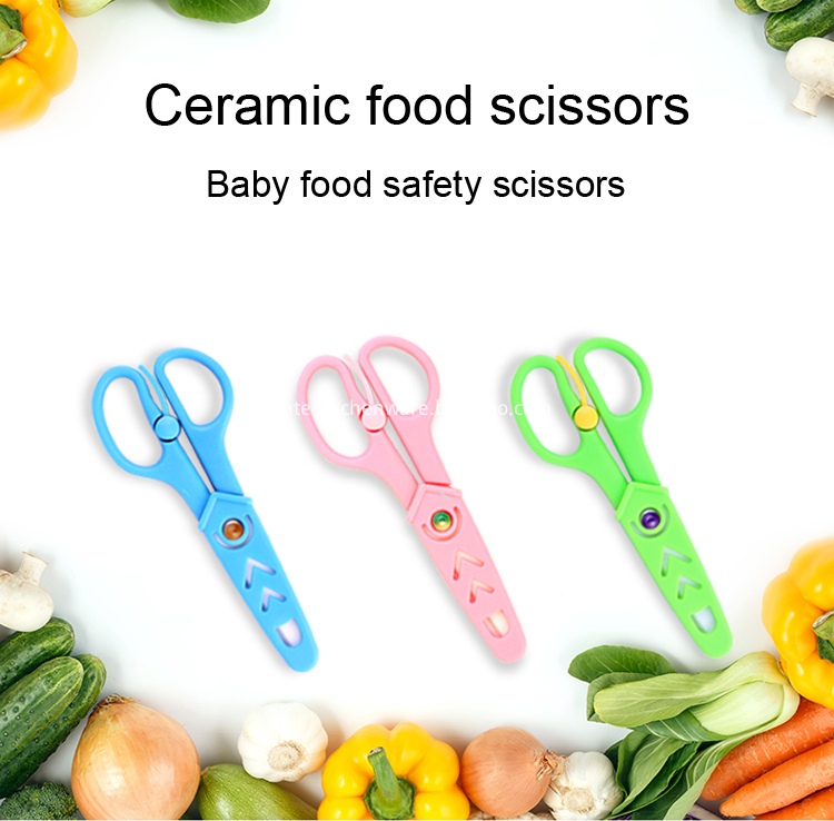 baby food ceramic scissors