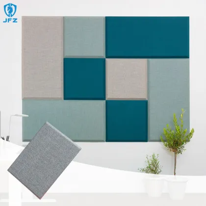 Fabric Acoustic Panel Glass Fibre Soundproofing Material