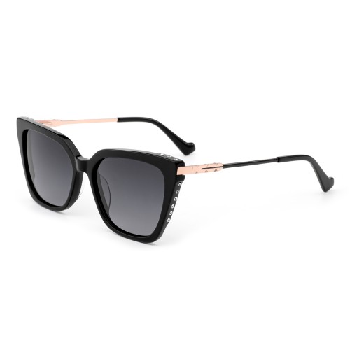 Oversized acetate frame sunglasses trends