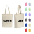 large canvas tote bags bulk with printed logo