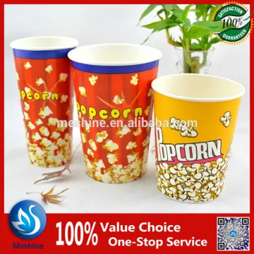 custom printed paper popcorn cup/ popcorn bucket/ popcorn mug