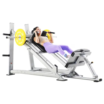 Oblique Squatting Machine Plate Loaded Fitness Equipment