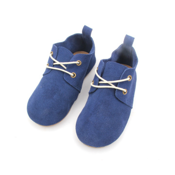 Zapatos Oxford de Piel Infantil Suela de Goma Multicolor