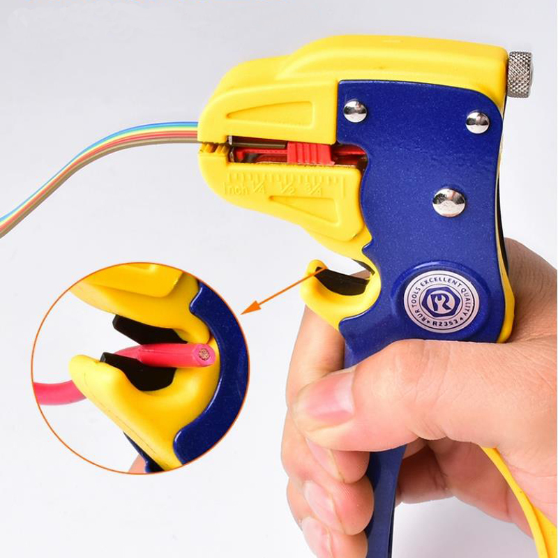 Wholesale Professional Electrician Tools 0.2-6mm Cable Stripper Crimping Plier Automatic Wire Stripper