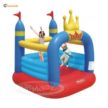 Small Castle Bounce Baby Gym Toy-8303 Crown Jumping PVC Castle
