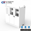 Integrated solar power cabinet energy storage system