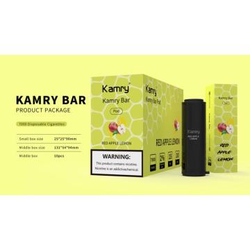 Kamry Bar 7000 Puff Wholesale Prix Disposable Pod