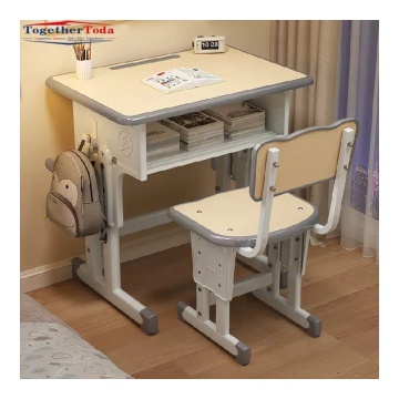 Minimalist School Desk and Chair for Children Learning