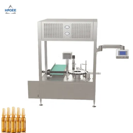 Automatic Ampoule Serum Filling, Sealing, and Labeling Machine for Glass Vials