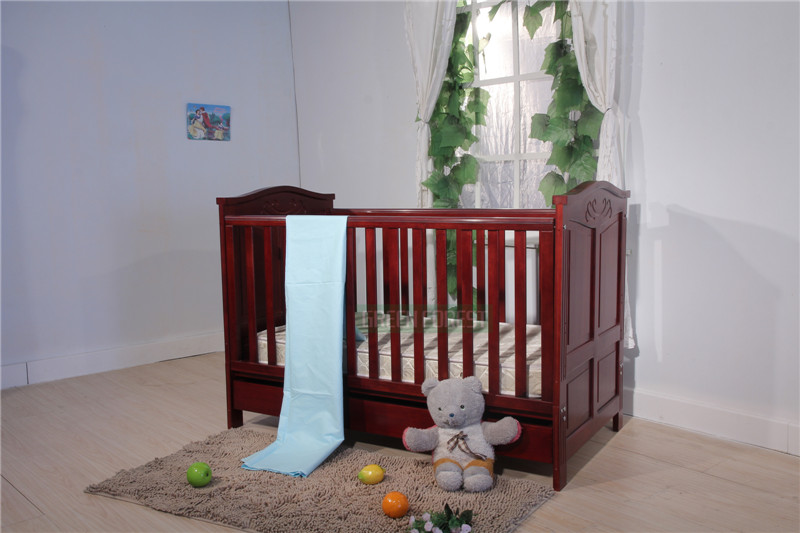 Baby Cot, Baby Furniture, Solid Wood Crib (GF-C019)