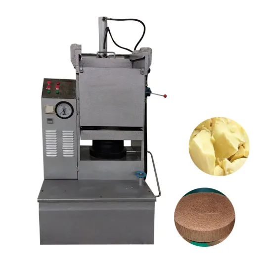 Hydraulic Oil Press Cocoa Block Crusher for Chocolate Bar Making
