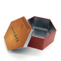 六角形ブリキ箱栄養健康製品錫箱